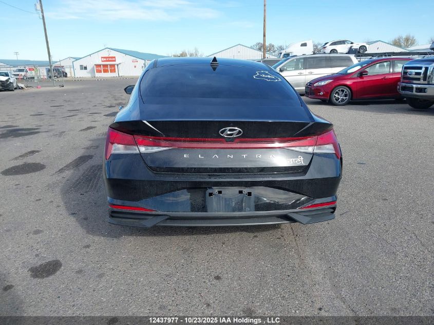 2022 Hyundai Elantra Preferred Ivt VIN: KMHLM4AG2NU354005 Lot: 12437977