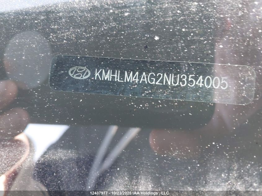 2022 Hyundai Elantra Preferred Ivt VIN: KMHLM4AG2NU354005 Lot: 12437977