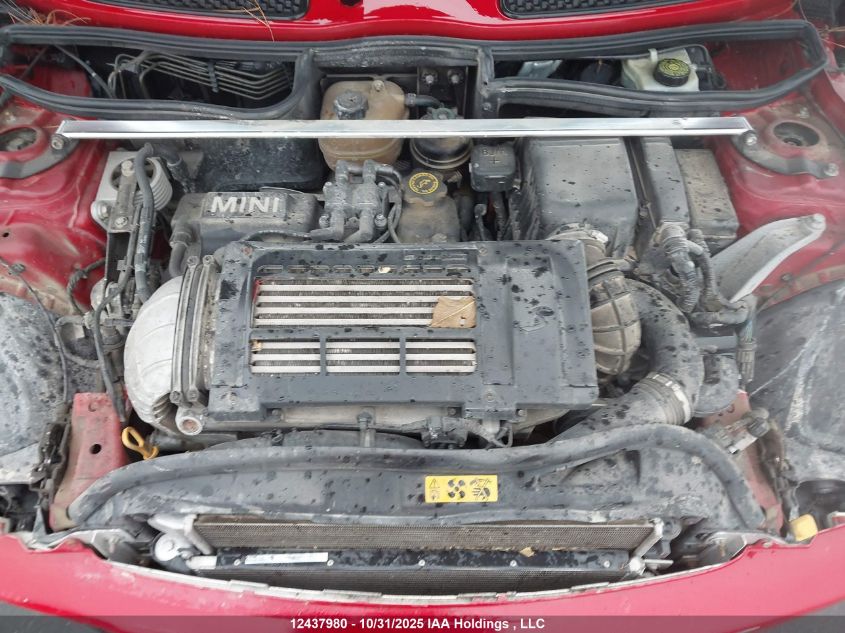 2003 Mini Cooper S VIN: WMWRE33483TD70589 Lot: 12437980