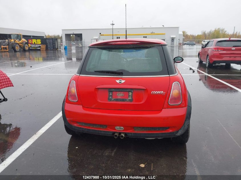 2003 Mini Cooper S VIN: WMWRE33483TD70589 Lot: 12437980
