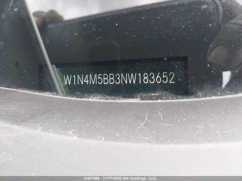 2022 Mercedes-Benz Glb Amg 35 4Matic VIN: W1N4M5BB3NW183652 Lot: 12437995