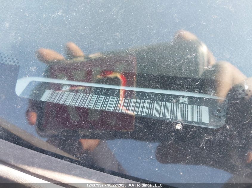 2012 Chevrolet Suburban 1500 Ltz VIN: 1GNSKKE76CR139013 Lot: 12437997