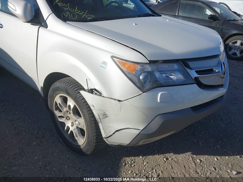 2HNYD28669H000051 2009 ACURA MDX photo no. 6