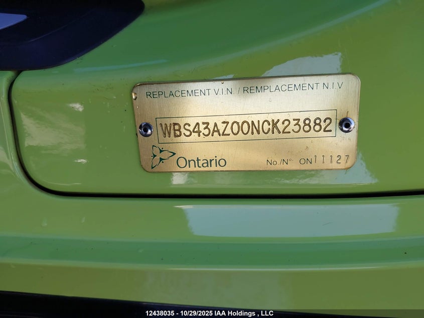 WBS43AZ00NCK23882 2022 BMW M4 photo no. 9