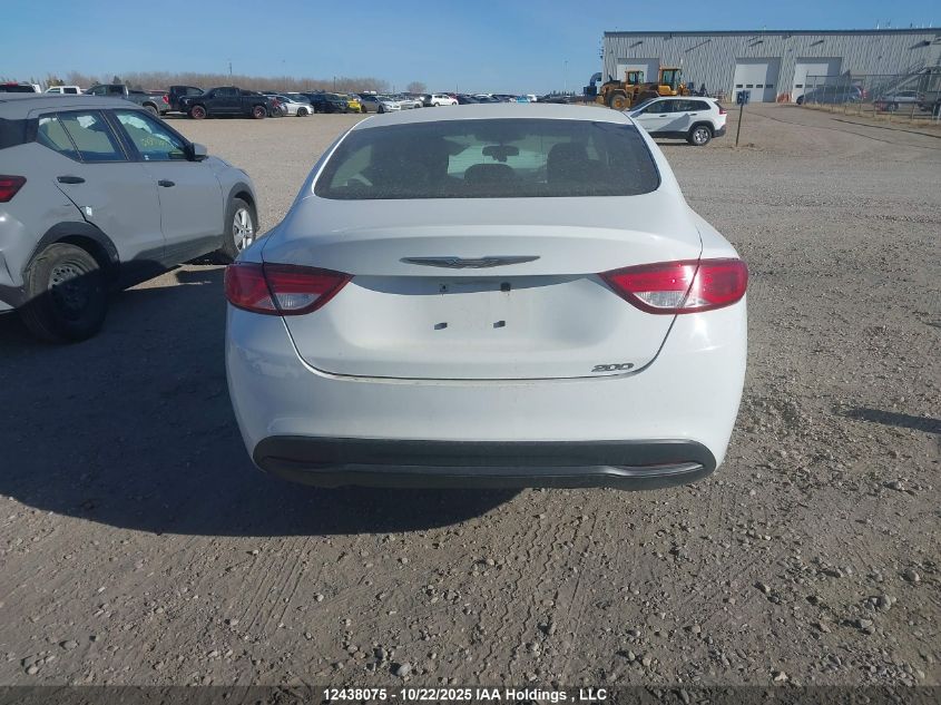 2016 Chrysler 200 Lx VIN: 1C3CCCFB0GN182766 Lot: 12438075
