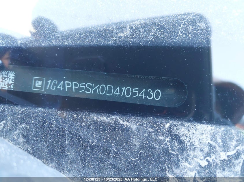 2013 Buick Verano VIN: 1G4PP5SK0D4105430 Lot: 12438123