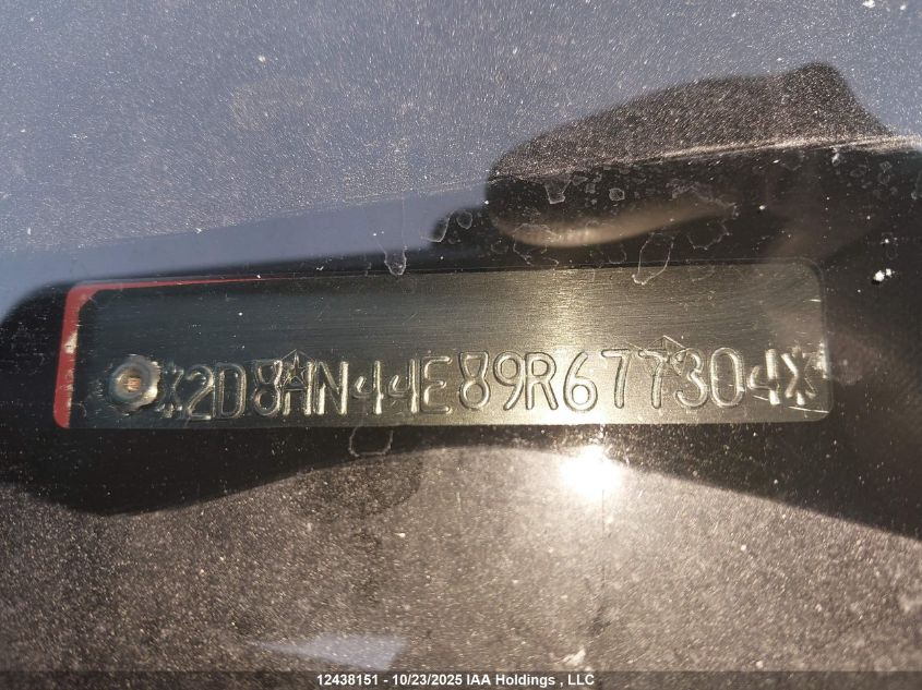 2009 Dodge Grand Caravan Se VIN: 2D8HN44E89R677304 Lot: 12438151