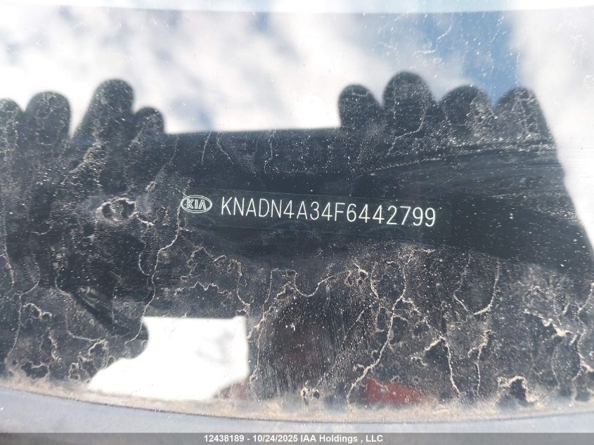 2015 Kia Rio VIN: KNADN4A34F6442799 Lot: 12438189