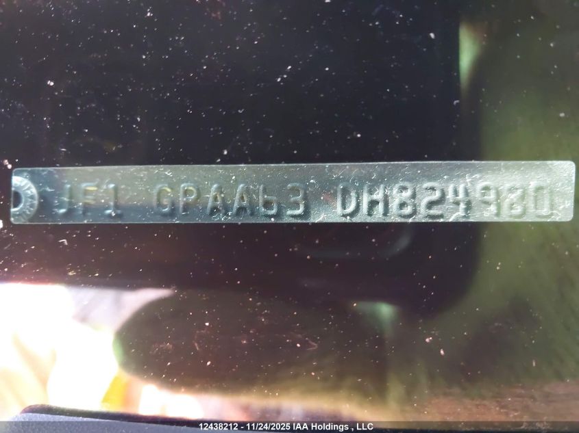 2013 Subaru Impreza VIN: JF1GPAA63DH824980 Lot: 12438212