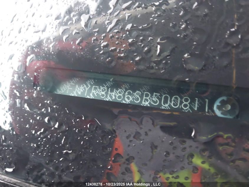 2025 Honda Passport Black Edition VIN: 5FNYF8H86SB500811 Lot: 12438278