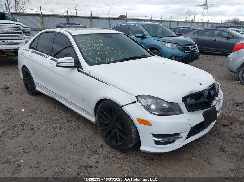 WDDGF8AB8EA916394 2014 Mercedes-Benz C 300 4Matic auction photo 1