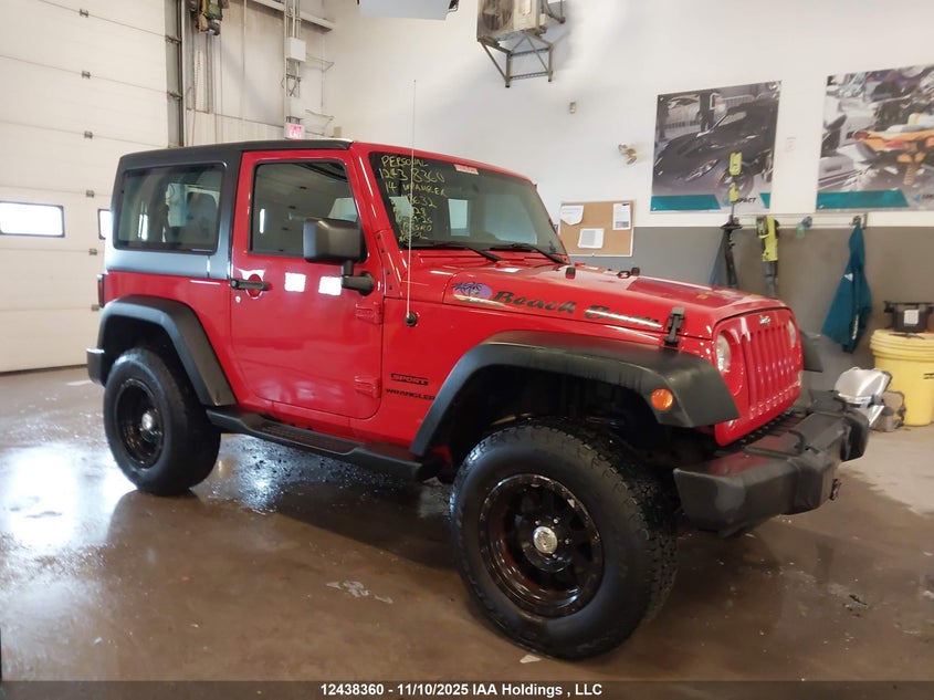 1C4AJWAG7EL198632 2014 JEEP WRANGLER photo no. 2