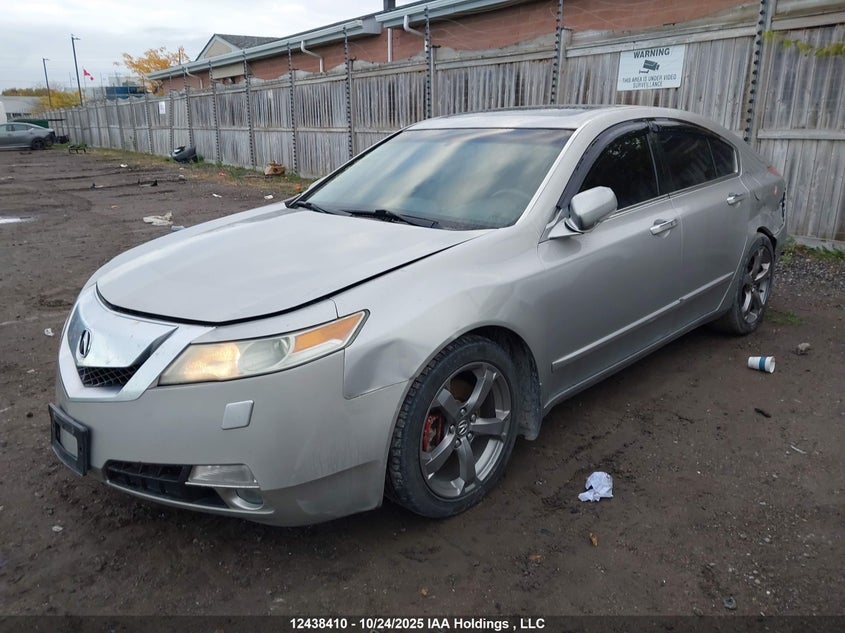 2009 Acura Tl grey sedan null 19UUA96539A801407 photo #3