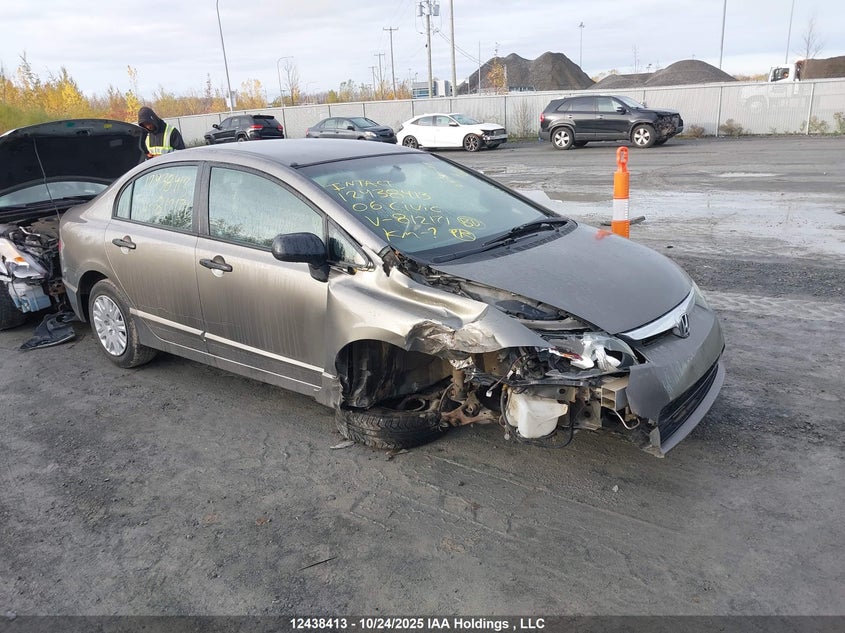 1HGFA163X6L812171 2006 Honda Civic auction photo 1