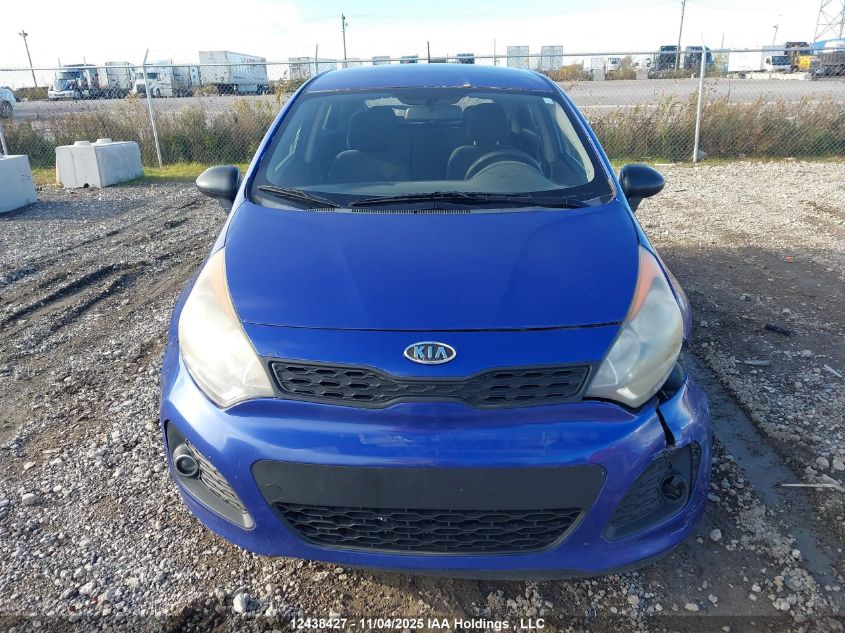 2013 Kia Rio Ex/Lx/Lx+/Sx VIN: KNADM5A39D6764831 Lot: 12438427