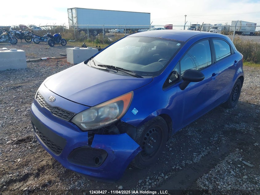 KNADM5A39D6764831 2013 KIA RIO photo no. 2