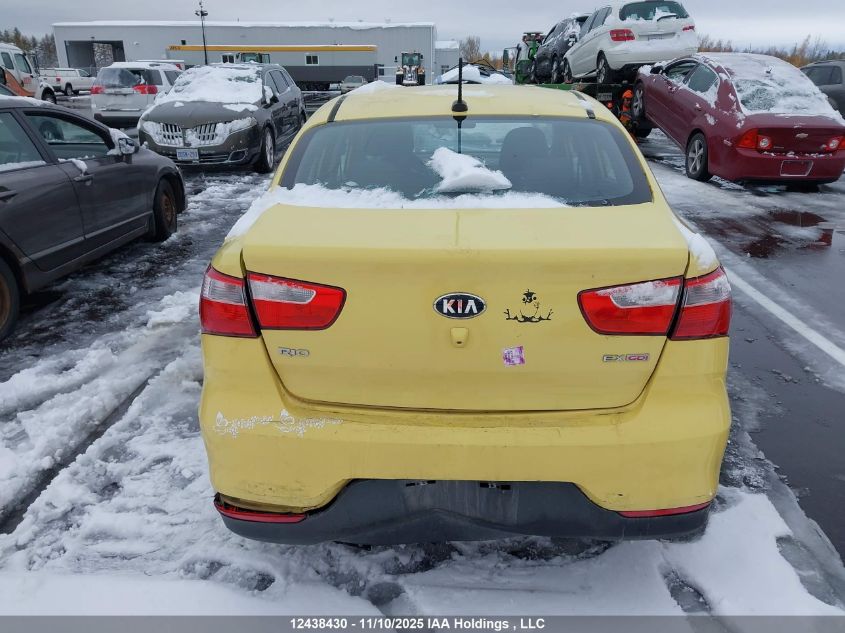 2016 Kia Rio VIN: KNADN4A30G6641169 Lot: 12438430