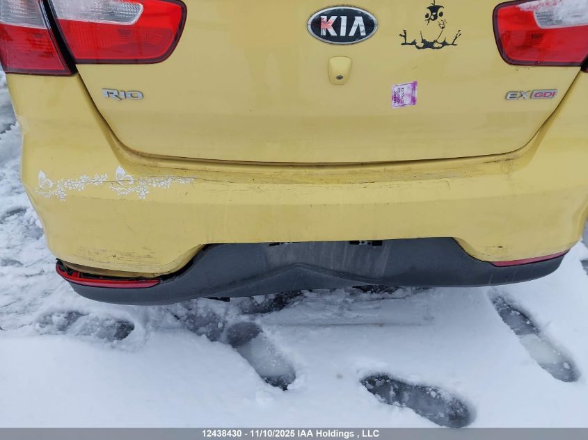 2016 Kia Rio VIN: KNADN4A30G6641169 Lot: 12438430