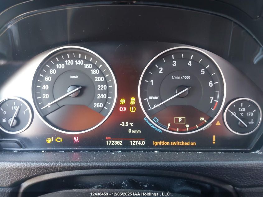 2016 BMW 328I xDrive VIN: WBA8E3G59GNU03704 Lot: 12438459