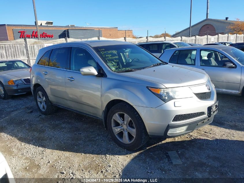 2011 Acura Mdx VIN: 2HNYD2H61BH003199 Lot: 12438473