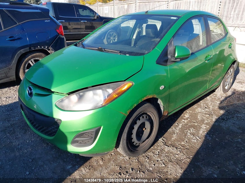 JM1DE1KY4C0138737 2012 MAZDA 2 photo no. 2