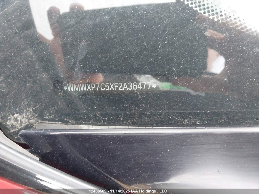 2015 Mini 3 Door Cooper S VIN: WMWXP7C5XF2A36477 Lot: 12438509