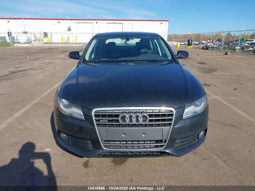 2012 Audi A4 Premium VIN: WAUFFCFLXCN007926 Lot: 12438566