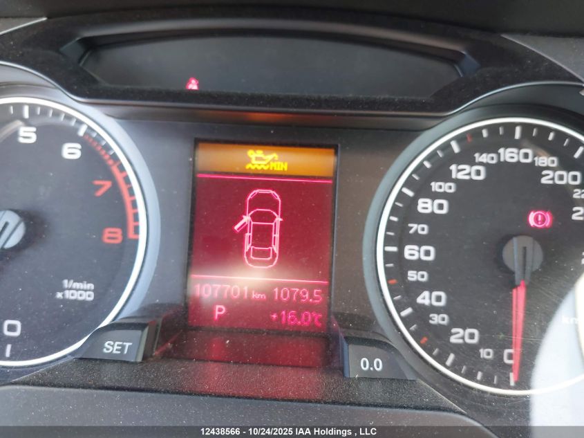 2012 Audi A4 Premium VIN: WAUFFCFLXCN007926 Lot: 12438566