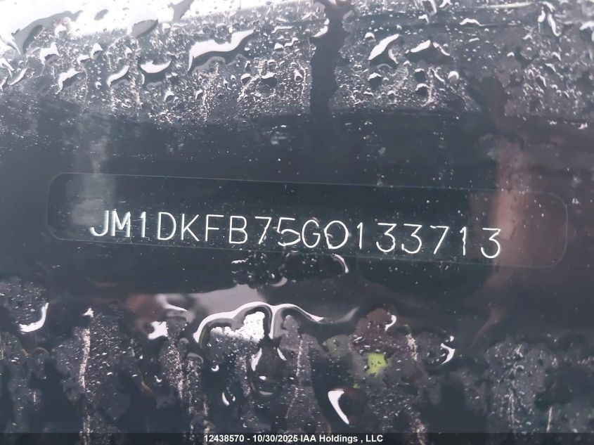 2016 Mazda Cx-3 Sport VIN: JM1DKFB75G0133713 Lot: 12438570