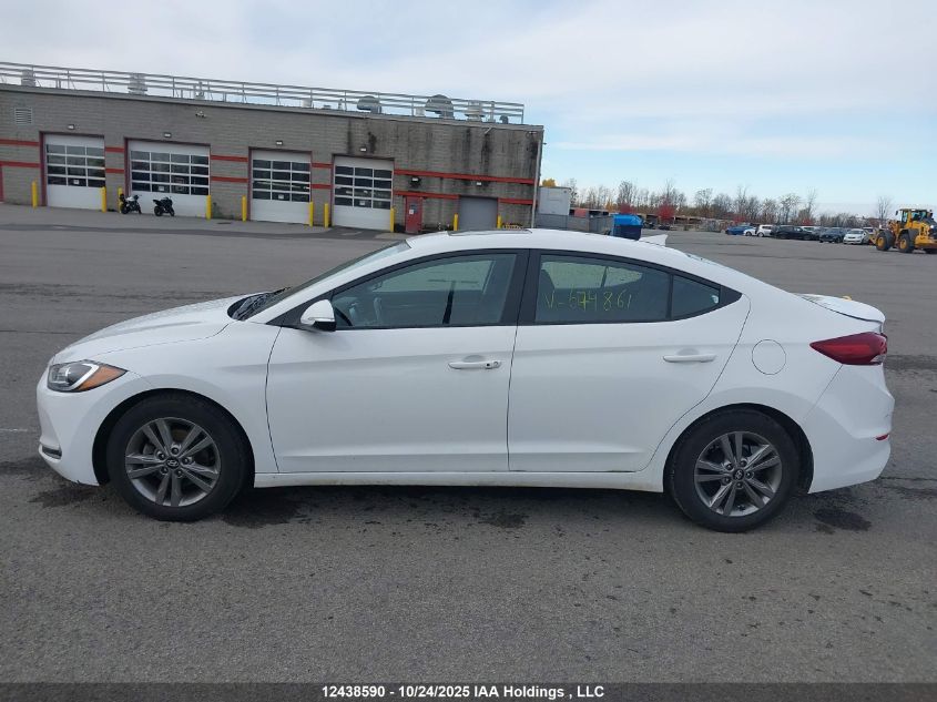 2018 Hyundai Elantra Gl Se VIN: KMHD84LF1JU674861 Lot: 12438590