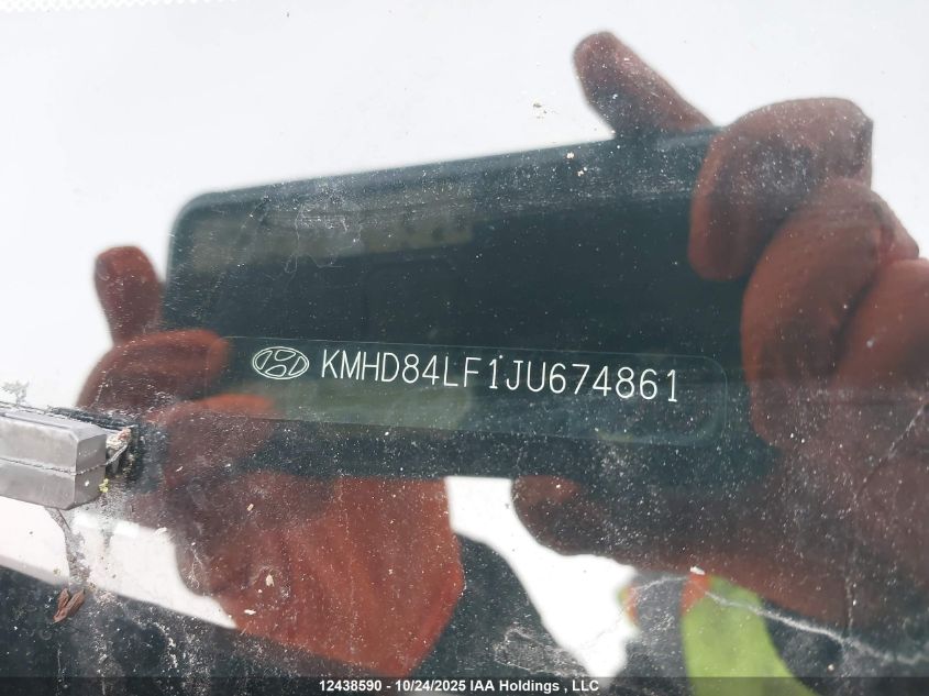 2018 Hyundai Elantra Gl Se VIN: KMHD84LF1JU674861 Lot: 12438590