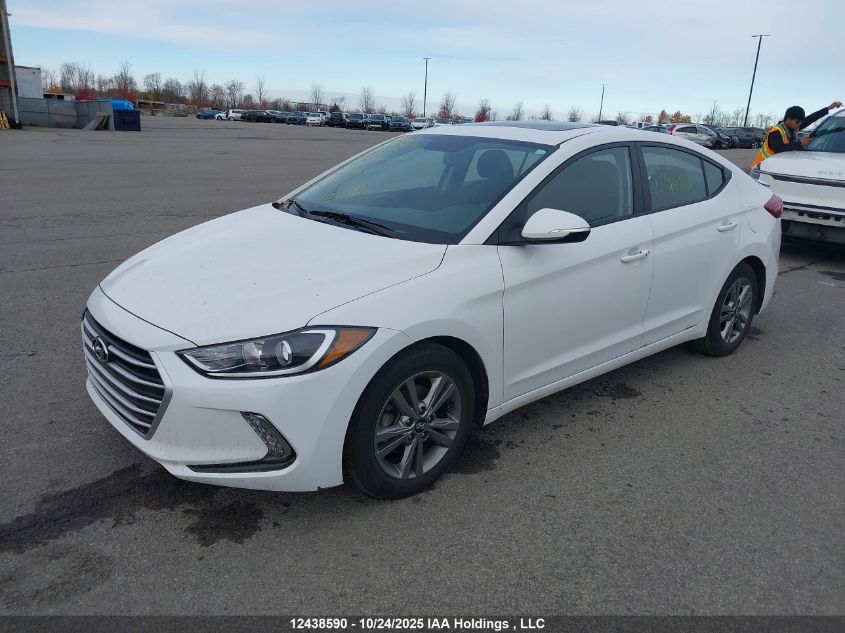 2018 Hyundai Elantra Gl Se VIN: KMHD84LF1JU674861 Lot: 12438590