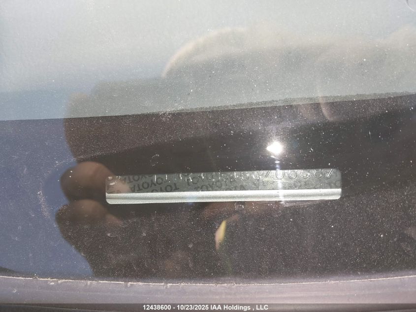 2006 Toyota Corolla Ce/Le/S VIN: 2T1BR32E46C706587 Lot: 12438600