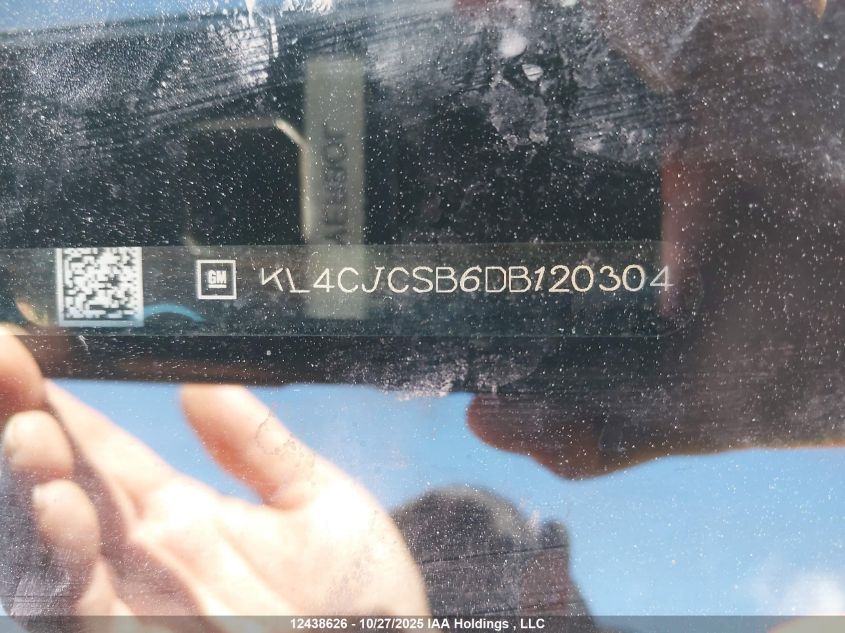 2013 Buick Encore VIN: KL4CJCSB6DB120304 Lot: 12438626