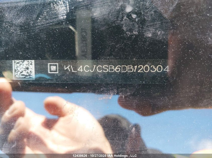 2013 Buick Encore VIN: KL4CJCSB6DB120304 Lot: 12438626