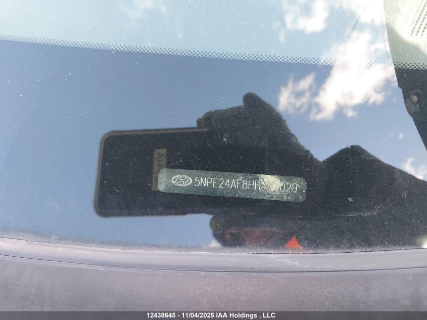 2017 Hyundai Sonata Gls VIN: 5NPE24AF8HH460029 Lot: 12438645