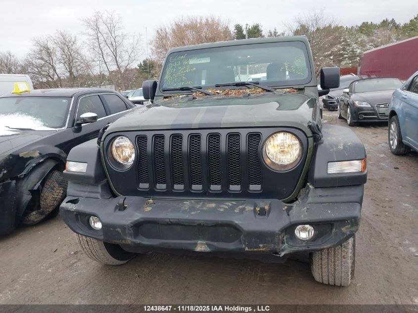 2022 Jeep Wrangler Unlimited Sport S VIN: 1C4HJXDN5NW107323 Lot: 12438647