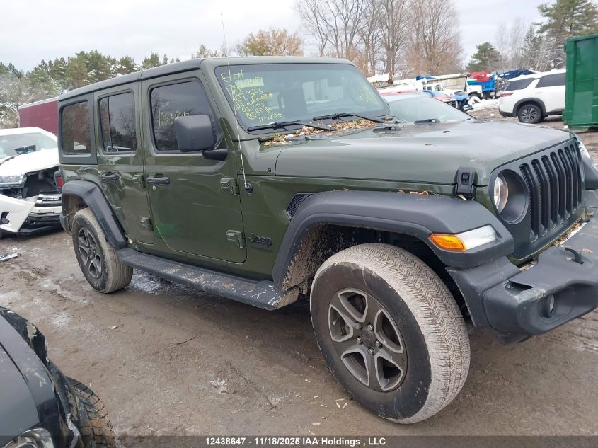 2022 Jeep Wrangler Unlimited Sport S VIN: 1C4HJXDN5NW107323 Lot: 12438647