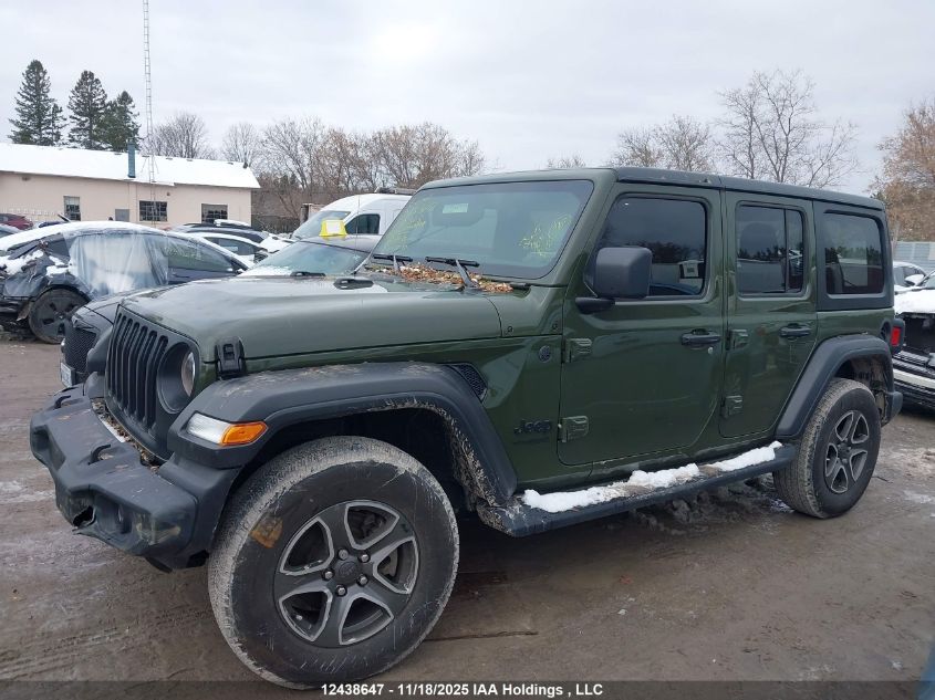 2022 Jeep Wrangler Unlimited Sport S VIN: 1C4HJXDN5NW107323 Lot: 12438647