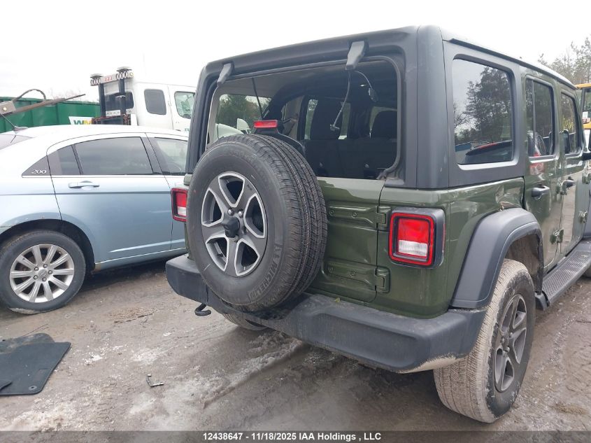 2022 Jeep Wrangler Unlimited Sport S VIN: 1C4HJXDN5NW107323 Lot: 12438647