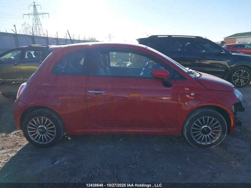 2015 Fiat 500 Sport VIN: 3C3CFFBRXFT590282 Lot: 12438648