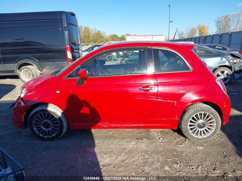 2015 Fiat 500 Sport VIN: 3C3CFFBRXFT590282 Lot: 12438648