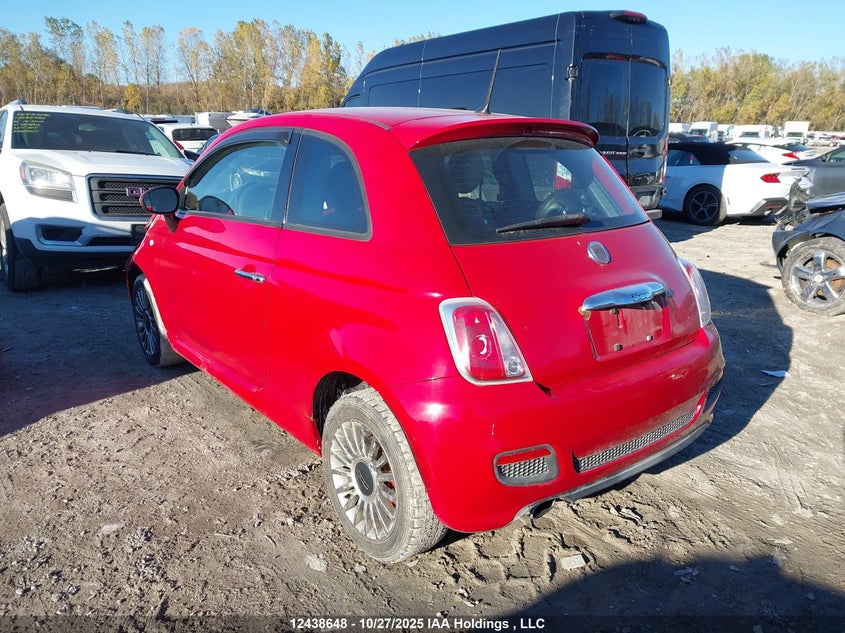3C3CFFBRXFT590282 2015 FIAT 500 photo no. 3