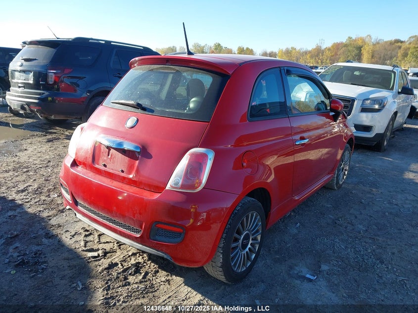 3C3CFFBRXFT590282 2015 FIAT 500 photo no. 4