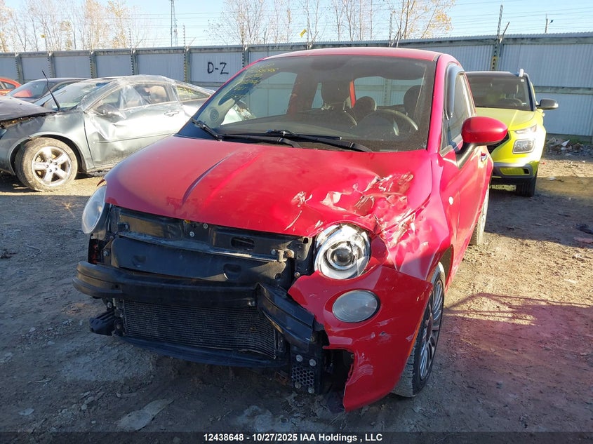 2015 Fiat 500 Sport VIN: 3C3CFFBRXFT590282 Lot: 12438648