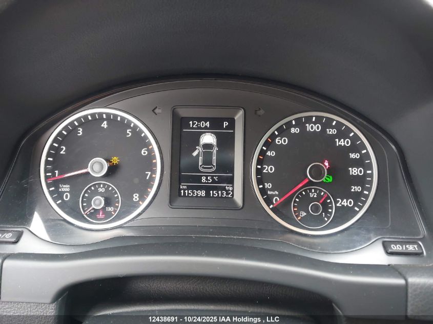 2015 Volkswagen Tiguan S/Se/Sel/R-Line VIN: WVGJV7AX8FW600602 Lot: 12438691