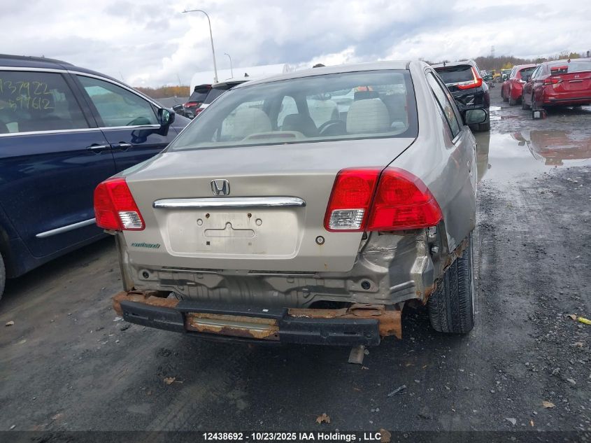 2003 Honda Civic Lx VIN: 2HGES16693H917232 Lot: 12438692