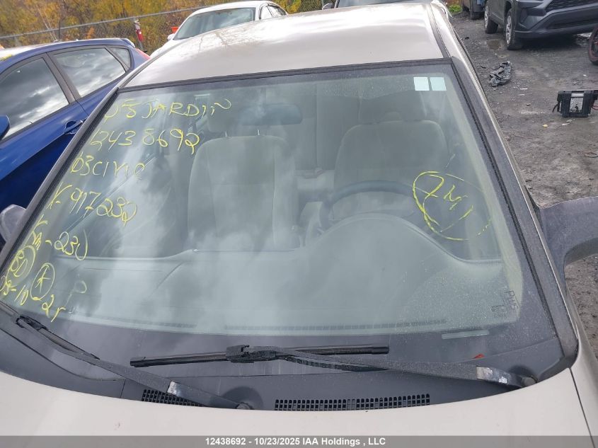 2003 Honda Civic Lx VIN: 2HGES16693H917232 Lot: 12438692