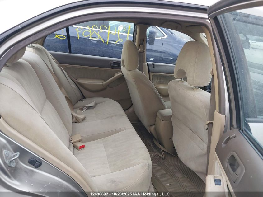 2003 Honda Civic Lx VIN: 2HGES16693H917232 Lot: 12438692