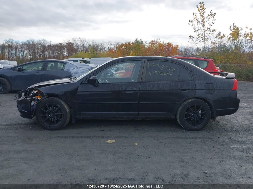 2003 Honda Civic VIN: 2HGES16663H946672 Lot: 12438720